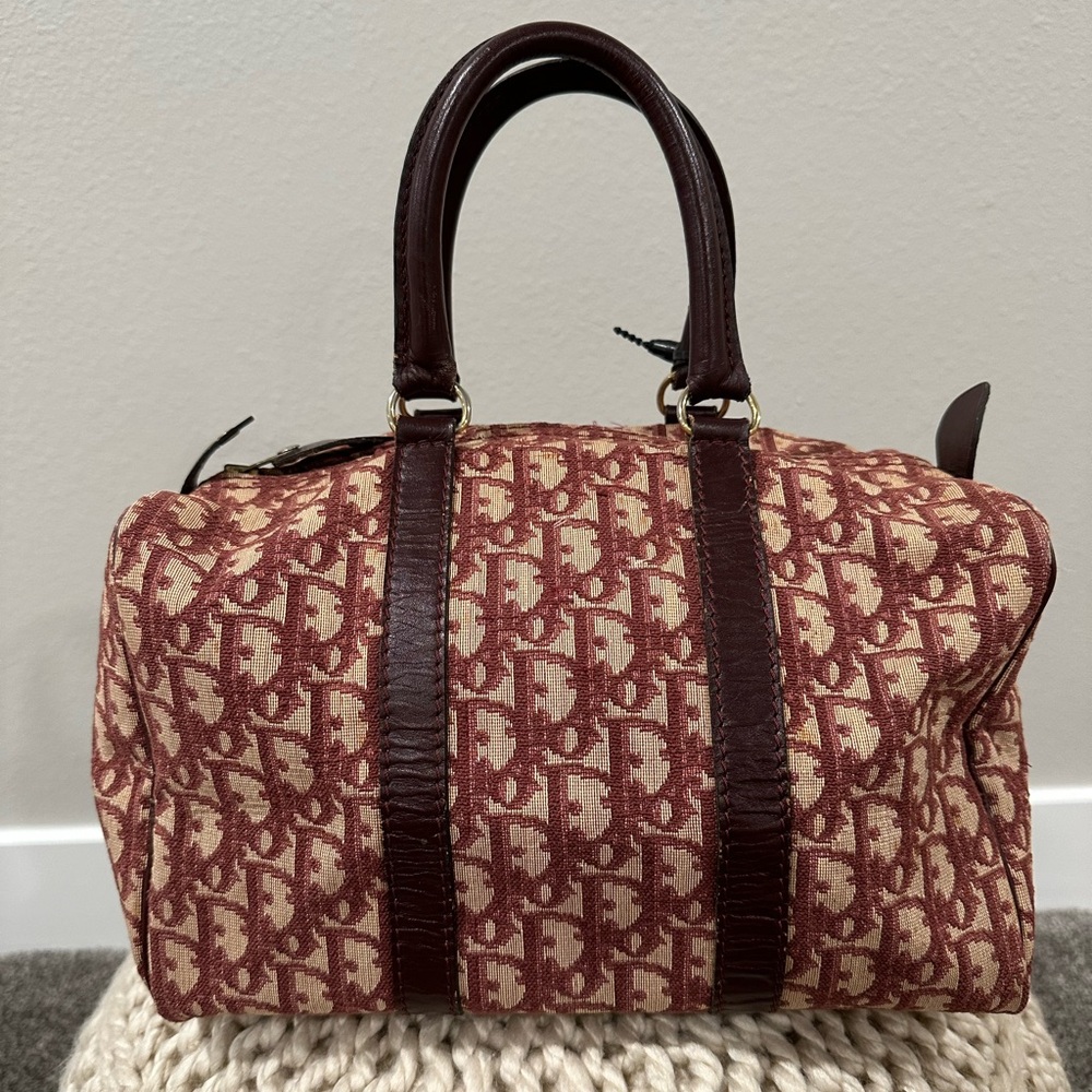 Auth Christian Dior Canvas Bag
